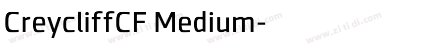 CreycliffCF Medium字体转换